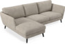 Madison Lux - 2-sits soffa med schäslong vänster - Vit