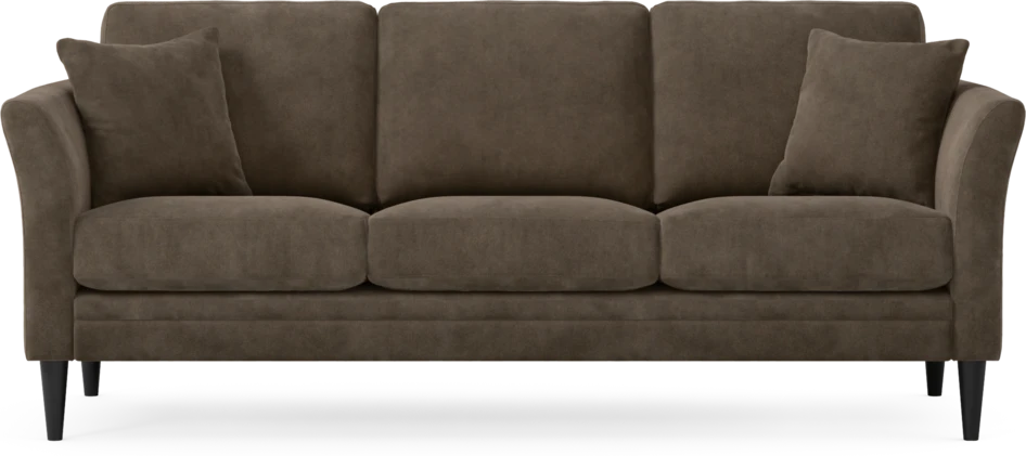 Eden - 3-sits soffa - Brun