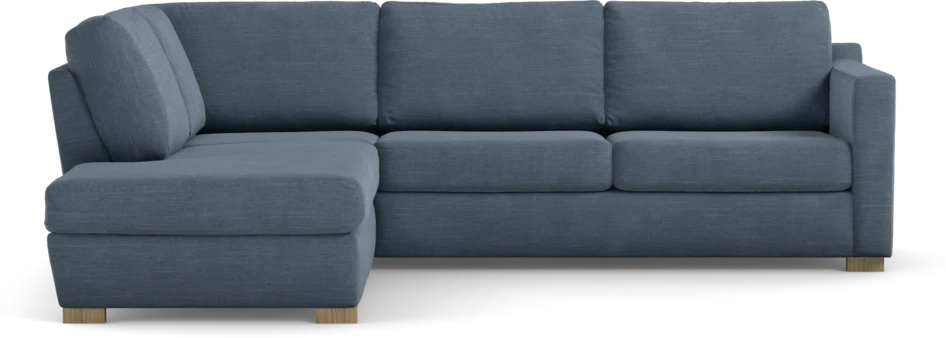 Friday - 2,5-sits soffa med divan vänster - Blå