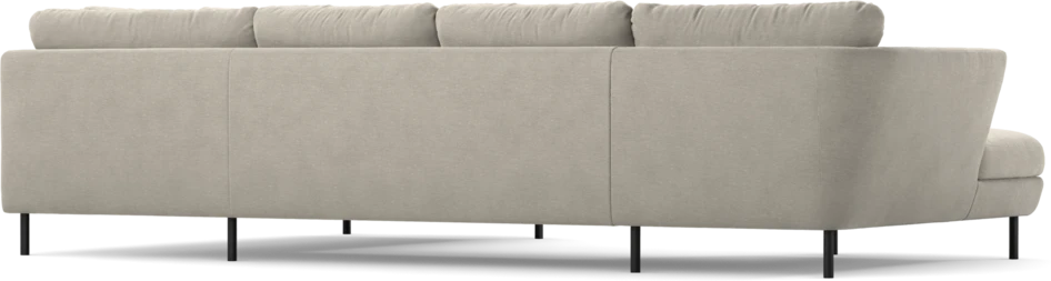 Madison Lux - 2-sits soffa med schäslong vänster och divan höger - Grå