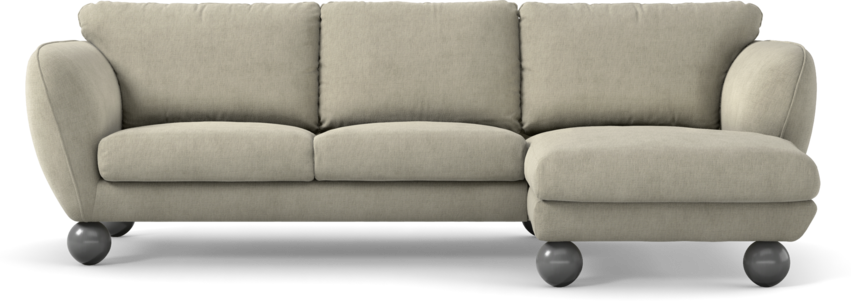 Madison - 2-sits soffa med schäslong höger - Beige