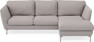 Madison Lux - 2-sits soffa med schäslong höger - Grå