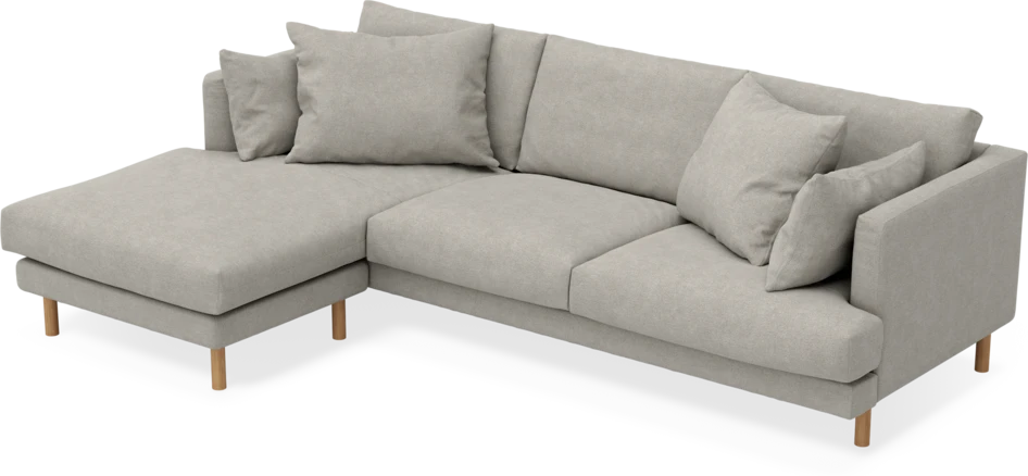 Harper - 4-sits med schäslong vänster - Beige