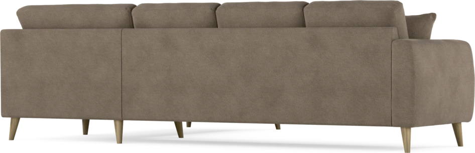 Eden - Hörnsoffa, 3+2-sits - Brun