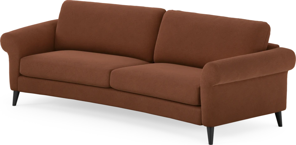 Bridge - 3-sits soffa svängd - Orange