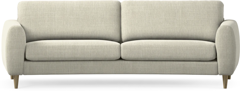 Bridge - 3-sits soffa svängd - Beige