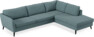 County - 2,5-sits soffa med divan höger - Blå