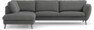 Madison - 3-sits soffa med divan vänster - Grå