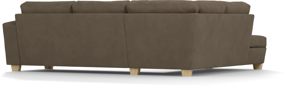Friday - 2,5-sits soffa med divan vänster - Brun