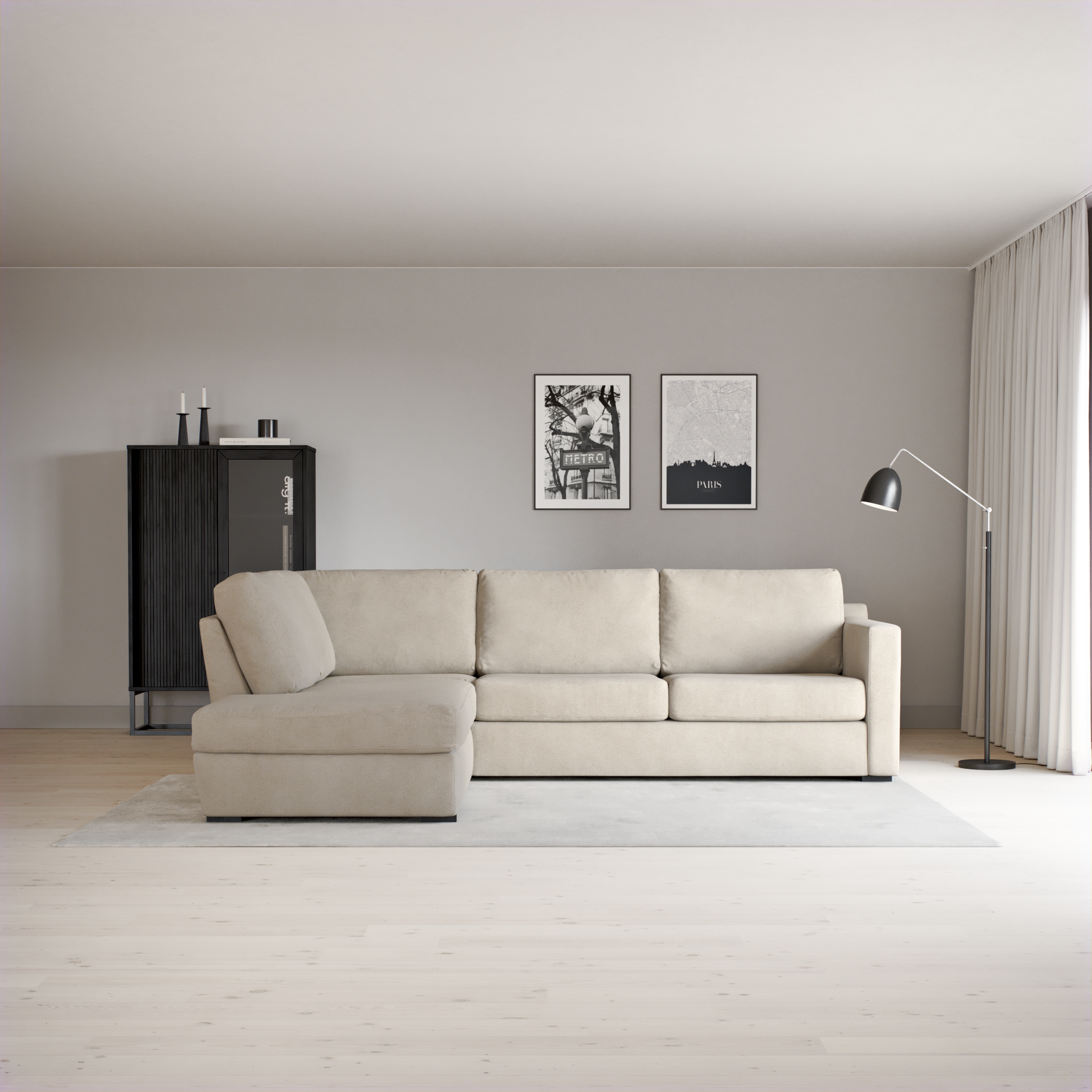 Friday - 2,5-sits soffa med divan vänster - inspiration