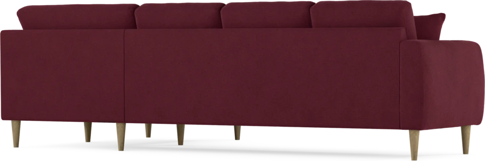 Eden - Hörnsoffa, 3+1-sits - Röd