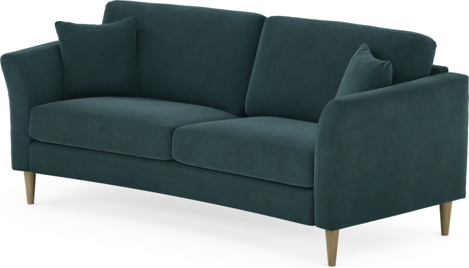 Eden - 2,5-sits soffa svängd - Blå