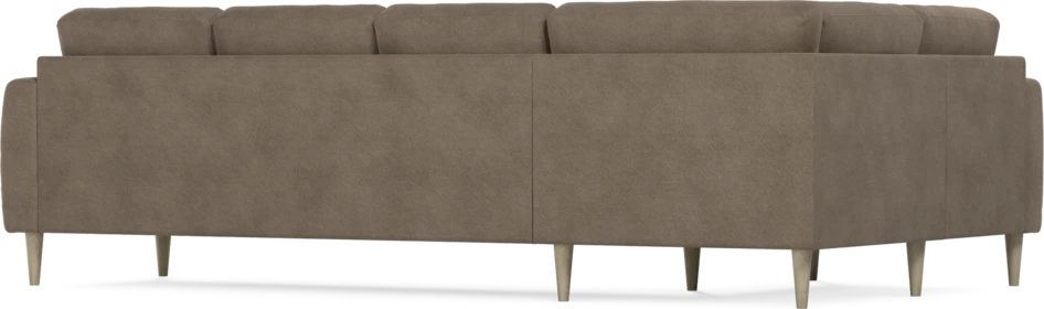 Eden - Hörnsoffa, 1+3-sits - Brun