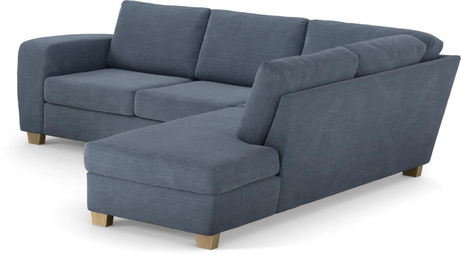 Friday - 2,5-sits soffa med divan höger - Blå