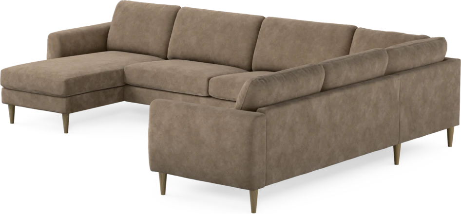 Bridge - Hörnsoffa, 3+2-sits med schäslong vänster - Beige