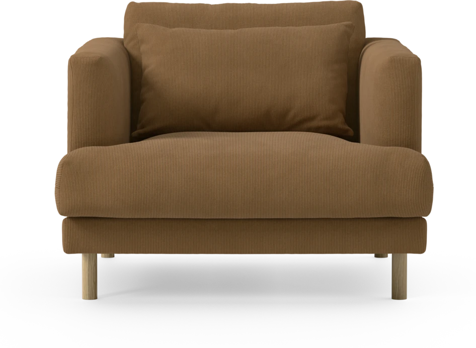 Harper - Fåtölj, 75 cm - Gul