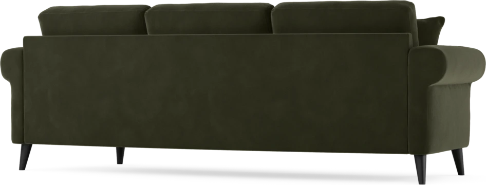 Eden - 3-sits soffa svängd - Grön