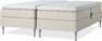 Delux Sense - Ställbar säng, dubbelsäng med bäddmadrass - Beige