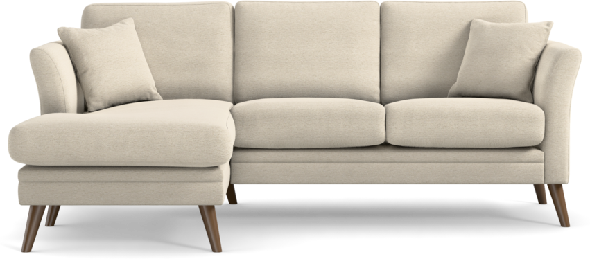 Eden - 2-sits soffa med schäslong - Beige