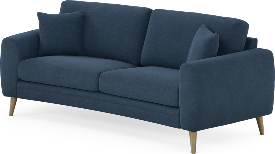 Eden - 2,5-sits soffa svängd - Blå