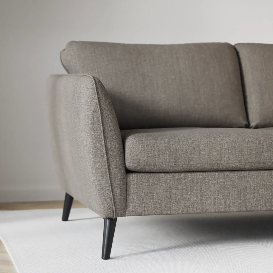 County - 3-sits soffa med divan vänster och schäslong höger - Brun