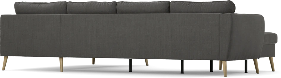 County - 3-sits soffa med schäslong vänster och divan höger - Grå