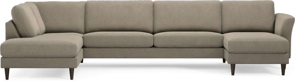 Bridge - 3-sits soffa med divan vänster och schäslong höger - Beige