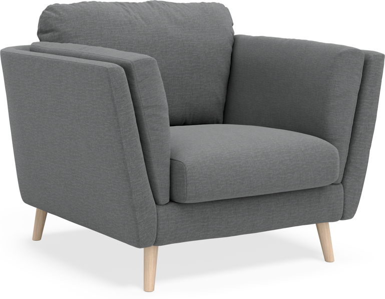 Madison Lux - Fåtölj, 70 cm - Grå