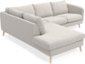 Madison - 2-sits soffa med divan vänster - Grå