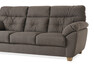 Palermo - 3-sits soffa - Brun