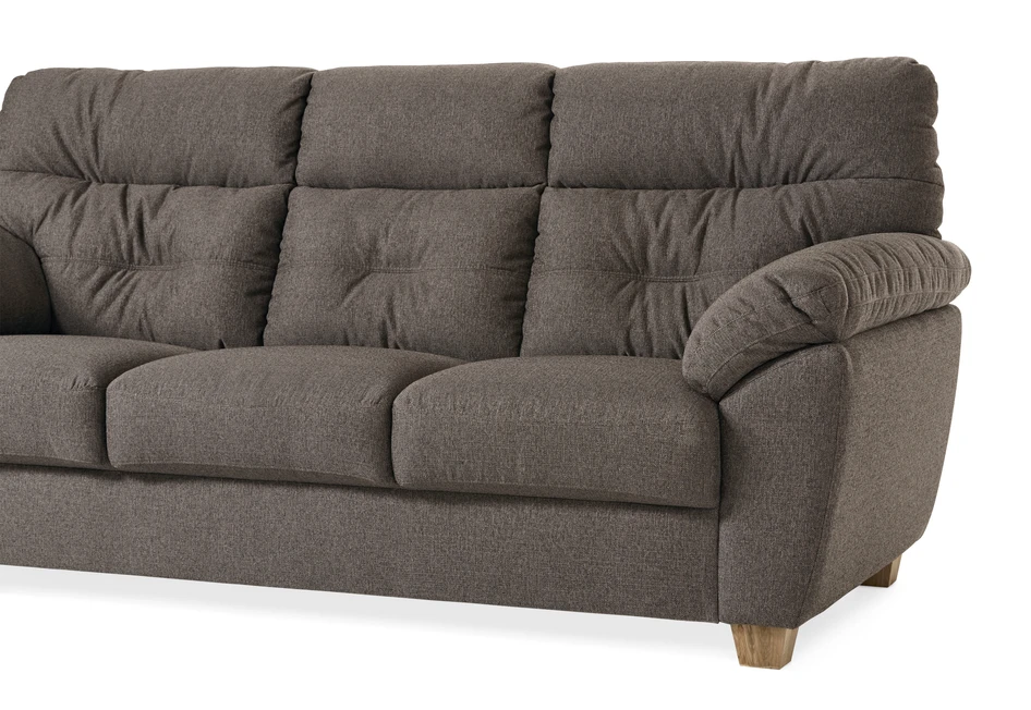 Palermo - 3-sits soffa - Brun