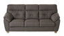 Palermo - 3-sits soffa - Brun