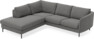 Madison - 2-sits soffa med divan vänster - Grå