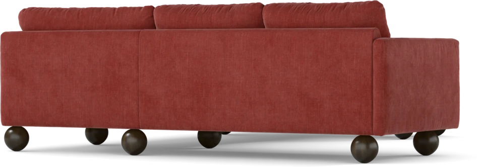 Madison Lux - Hörnsoffa med schäslong höger - Rosa