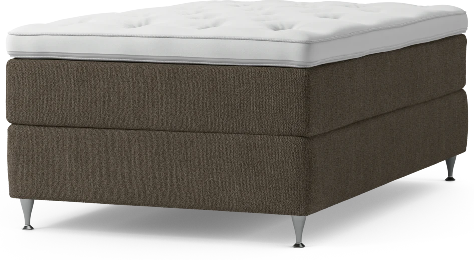 Delux Exclusive - Kontinentalsäng, enkelsäng 120 cm med bäddmadrass och sängben