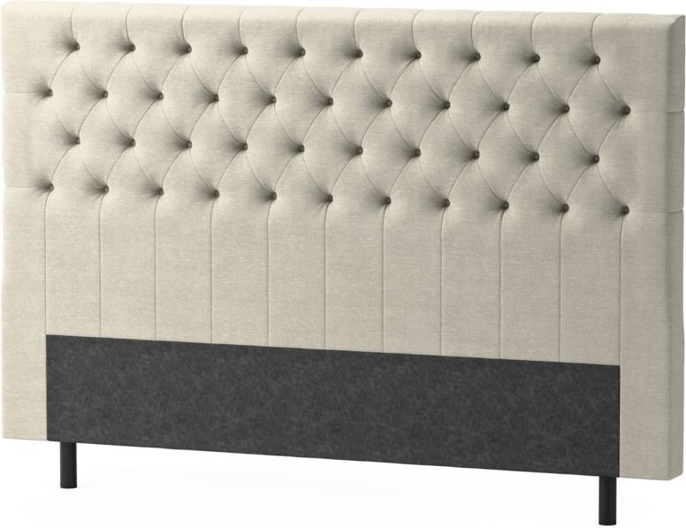 Delux Pikerad XL - Sänggavel, 90-210 cm - Beige