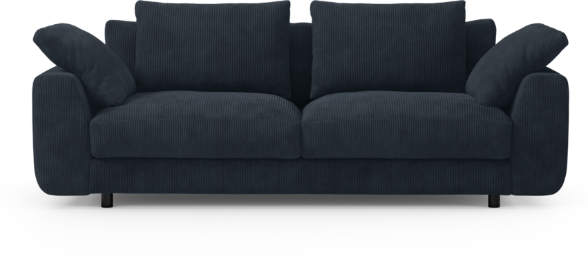 Amie - 3-sits soffa - Blå