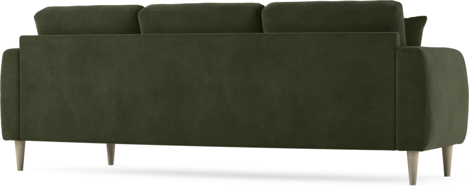 Eden - 3-sits soffa svängd - Grön