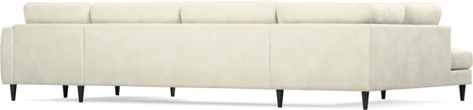 Bridge - 3-sits soffa med divan vänster och schäslong höger - Vit