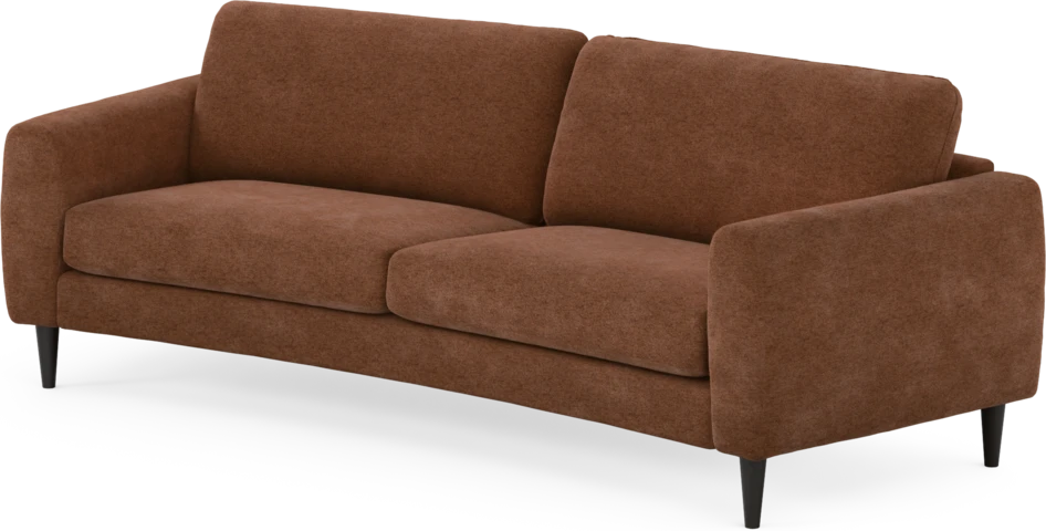 Bridge - 3-sits soffa svängd - Orange