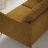 Madison Lux - 2-sits soffa med schäslong vänster - Gul