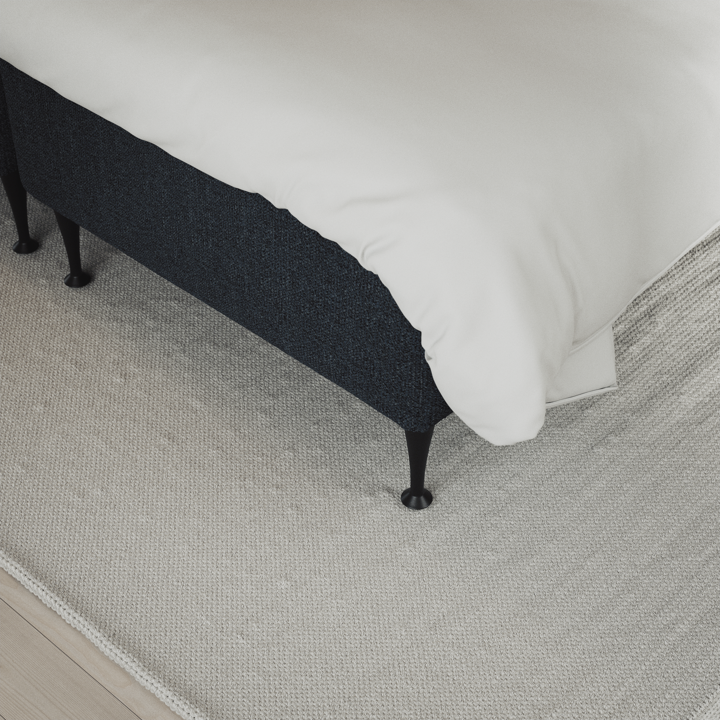 Delux Exclusive - Kontinentalsäng, enkelsäng 140 cm med bäddmadrass och sängben - inspiration