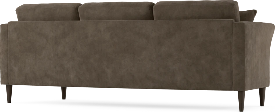 Eden - 3-sits soffa svängd - Brun