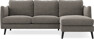 Madison Lux - 2-sits soffa med schäslong höger - Grå