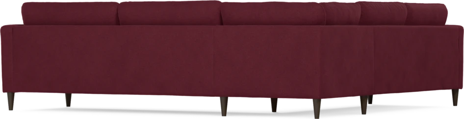 Bridge - Hörnsoffa, 2+3-sits - Röd