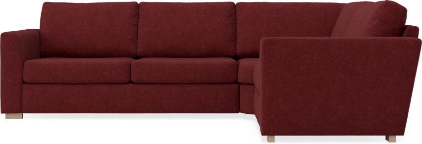 Friday - Hörnsoffa, 2,5+1,5-sits - Rosa