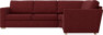 Friday - Hörnsoffa, 2,5+1,5-sits - Rosa