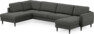 Bridge - 3-sits soffa med divan vänster och schäslong höger - Grå