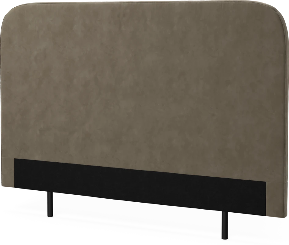 New York slät - Sänggavel, 90-210 cm - Brun