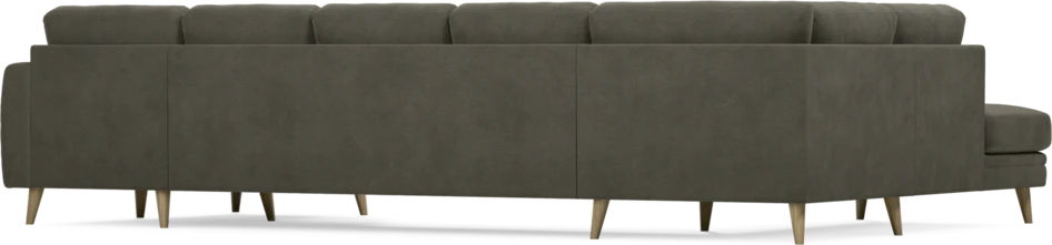 Eden - 3-sits soffa med divan vänster och schäslong höger - Grå